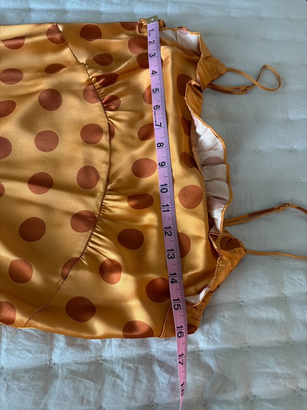Reformation | Aribella 100% Silk Dress in Orange Crush - Picture 10 of 13